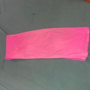 Pink Bandeau Bikini Top